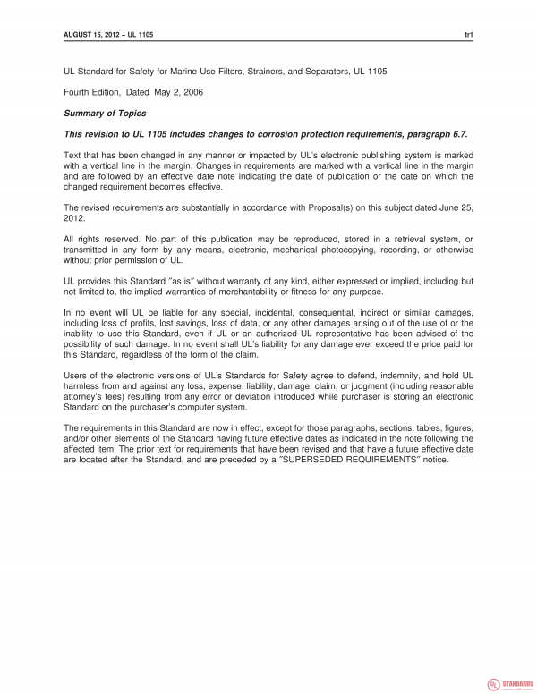 UL 1105 PDF